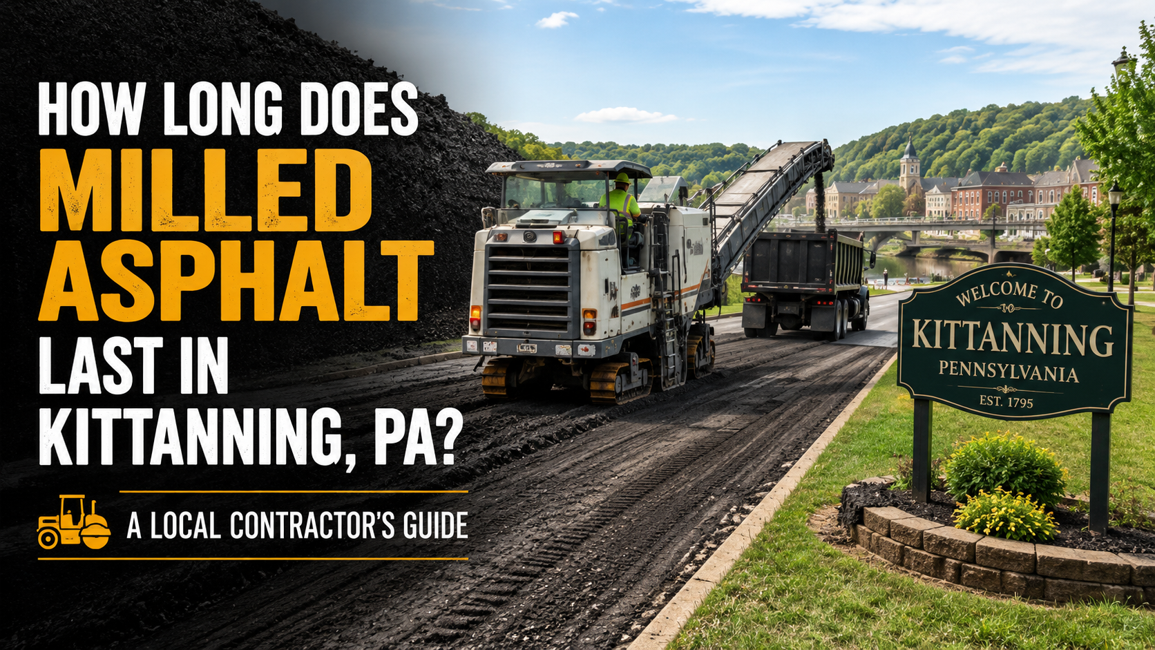 How Long Does Milled Asphalt Last in Kittanning, PA? A Local Contractor's Guide